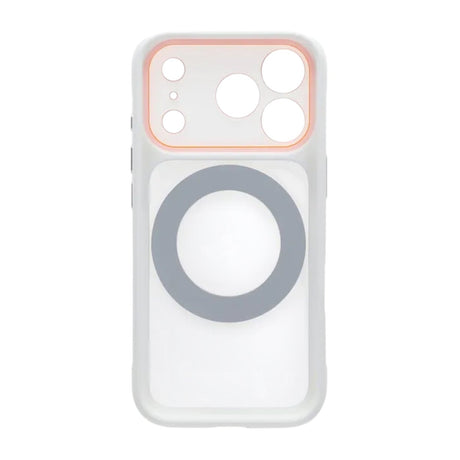 iPhone 17 Pro Kuori pyörivällä jalustalla MagSafe Valkoinen
