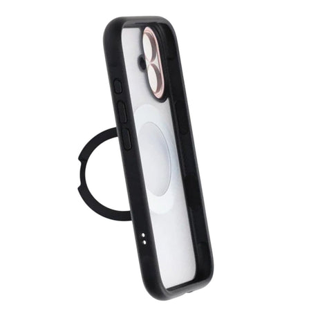 iPhone 17 Kuori, kääntyvä teline, MagSafe, Musta