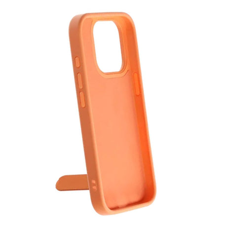 iPhone 16 Pro Max Kuori Taitettavalla jalustalla Oranssi