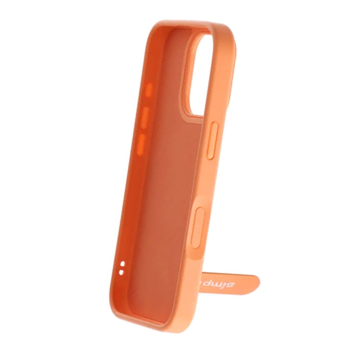 iPhone 16 Pro Kuori Taitettavalla jalustalla Oranssi