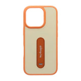 iPhone 16 Pro Kuori Taitettavalla jalustalla Oranssi