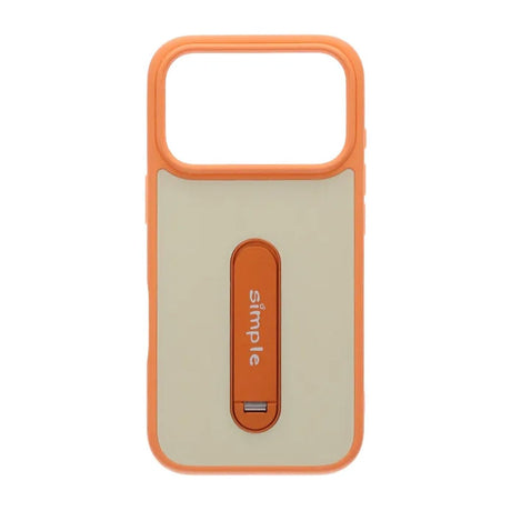 iPhone 17 Pro Kuori Taitettavalla jalustalla Oranssi