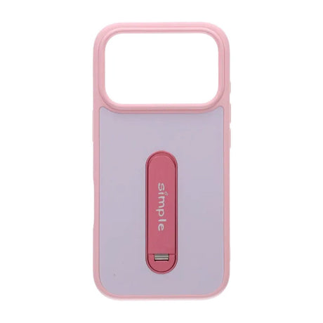 iPhone 17 Pro Kuori Taitettavalla jalustalla Vaaleanpunainen
