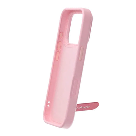 iPhone 17 Pro Kuori Taitettavalla jalustalla Vaaleanpunainen