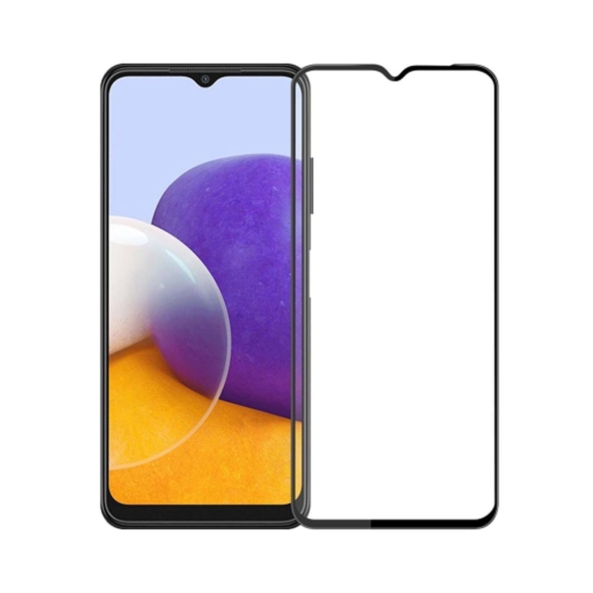 Samsung Galaxy A22 5G Näytönsuoja karkaistua lasia 3D