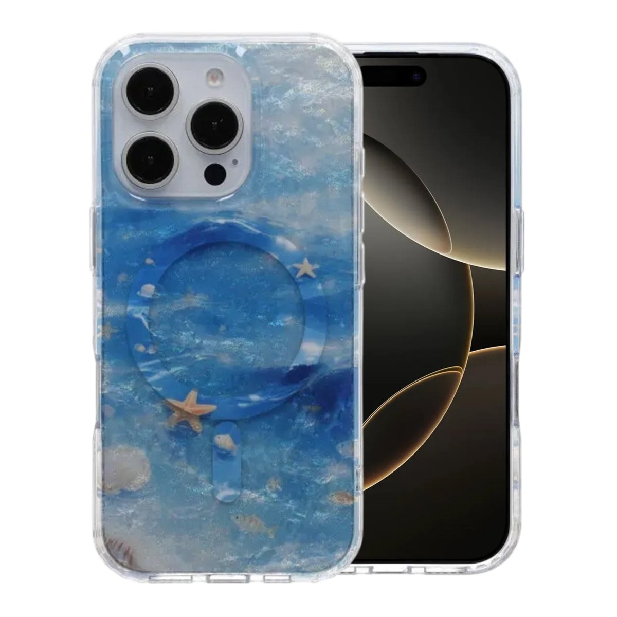 iPhone 16 Pro Kuori Dreamy Ocean MagSafe Sininen