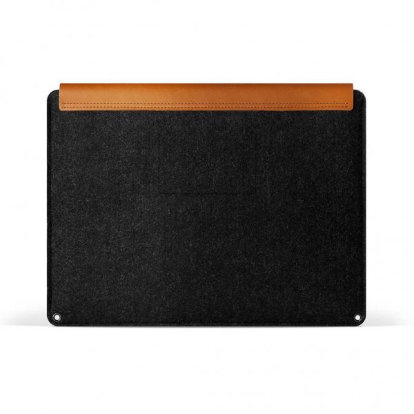 Mujjo MacBook Sleeve 13" Ruskea Musta
