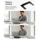 Spigen Slim Fold Kannettavan teline, musta