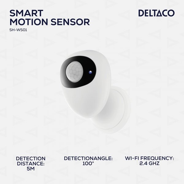 Deltaco Smart Home Älykäs liiketunnistin WiFi