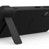 Sony Alkuperäinen Sony Xperia 1 V Kuori Style Cover with Stand Musta
