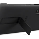 Sony Alkuperäinen Sony Xperia 10 V Kuori Style Cover with Stand Musta
