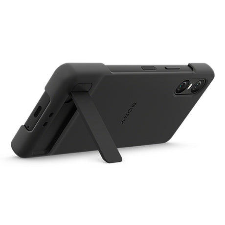 Sony Original Sony Xperia 10 VI Kuori Style Cover with Stand Musta