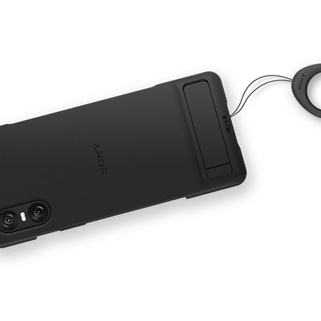 Sony Original Sony Xperia 10 VI Kuori Style Cover with Stand Musta