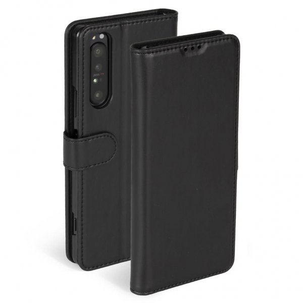 Krusell Sony Xperia 1 III Kotelo PhoneWallet Musta