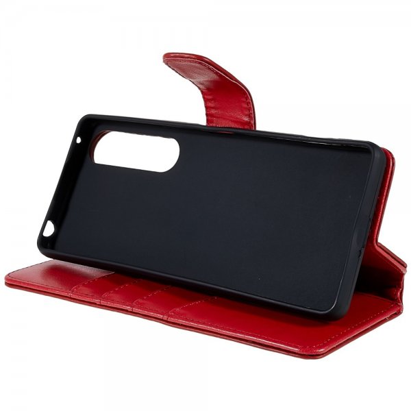 Nordic Covers Sony Xperia 1 IV -suojakotelo Essential Leather Poppy Red