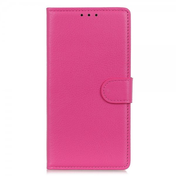 Sony Xperia 1 V Kotelo Litsi Magenta