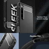 Spigen Sony Xperia 1 V Suojakuori Rugged Armor Mattamusta