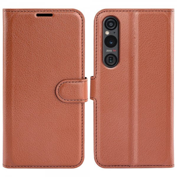 Sony Xperia 1 VI Litsi Ruskea Kotelo