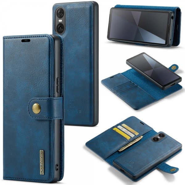 Dg.Ming Sony Xperia 10 VI -kotelo irrotettavalla kuorella, sininen
