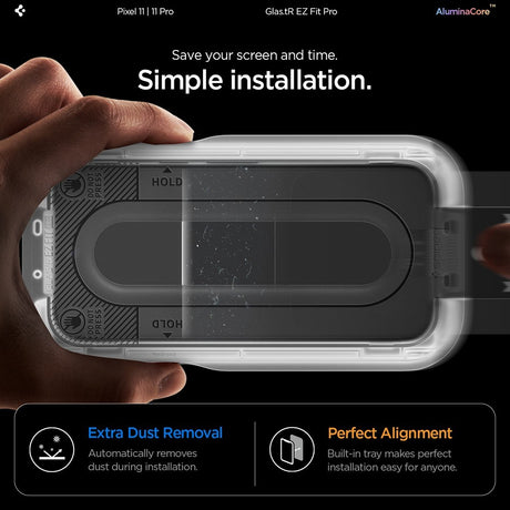 Spigen Google Pixel 11/Google Pixel 11 Pro Näytönsuoja GLAS.tR EZ Fit Pro 2 kpl