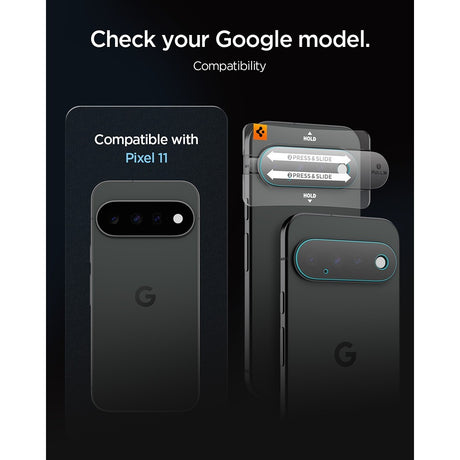 Spigen Google Pixel 11 Kameran linssinsuojus GLAS.tR EZ Fit Optik Pro 2-pack