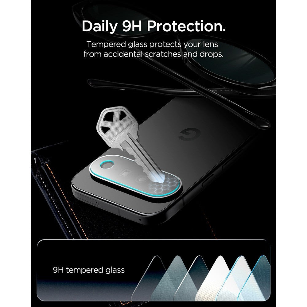 Spigen Google Pixel 11 Kameraskydd GLAS.tR EZ Fit Optik Pro 2-pack