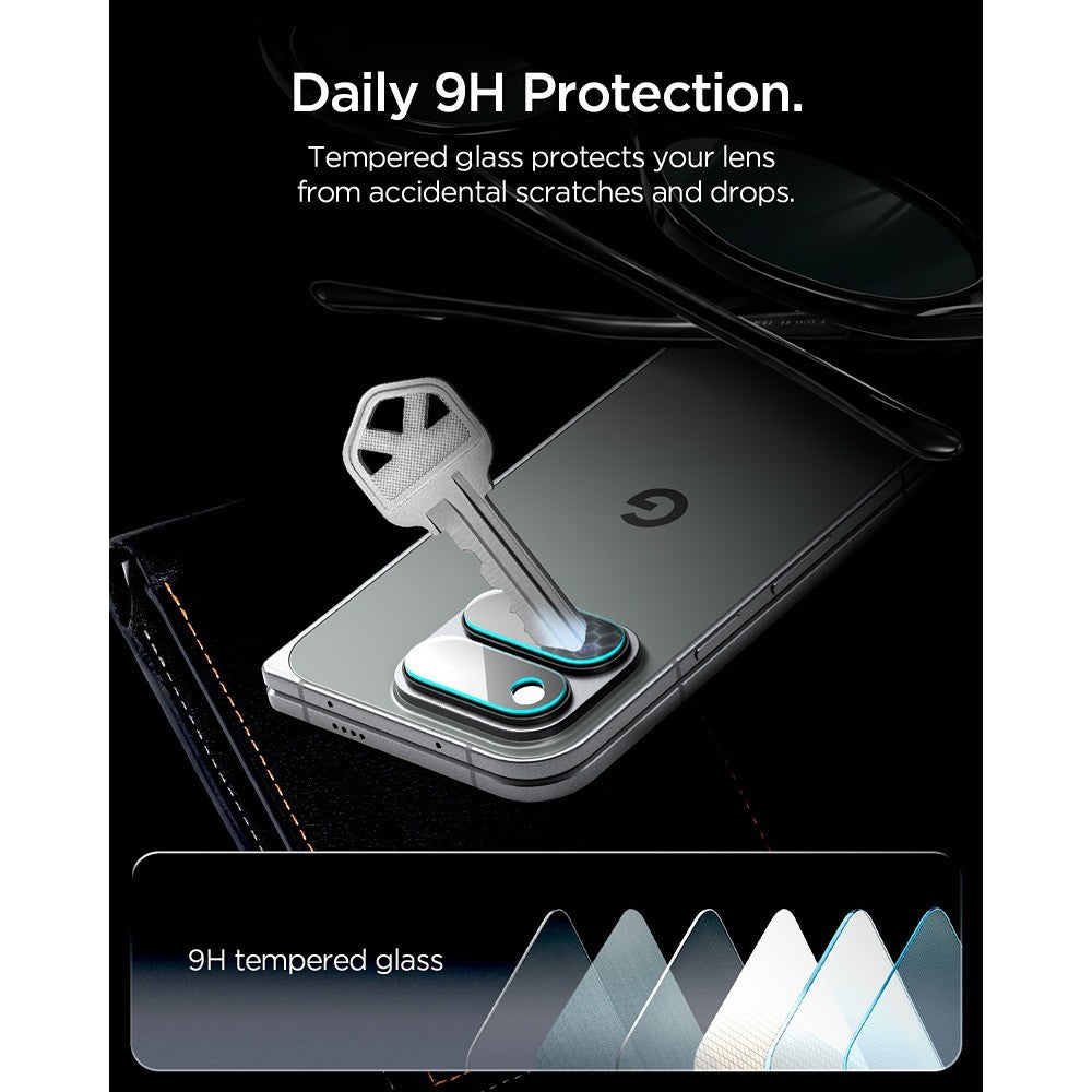 Spigen Google Pixel 11 Pro Fold Kameran linssinsuojus GLAS.tR EZ Fit Optik Pro 2-pack