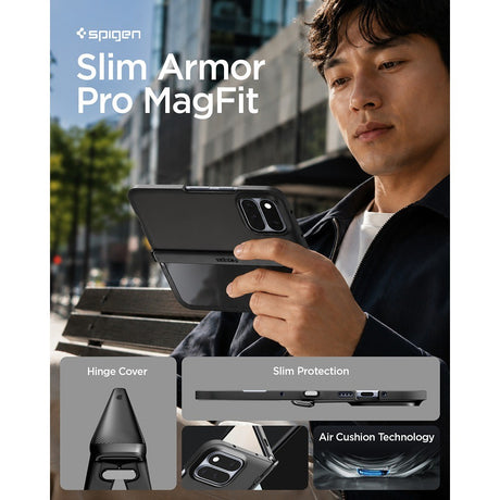 Spigen Google Pixel 11 Pro Fold Skal Slim Armor Pro MagFit Svart