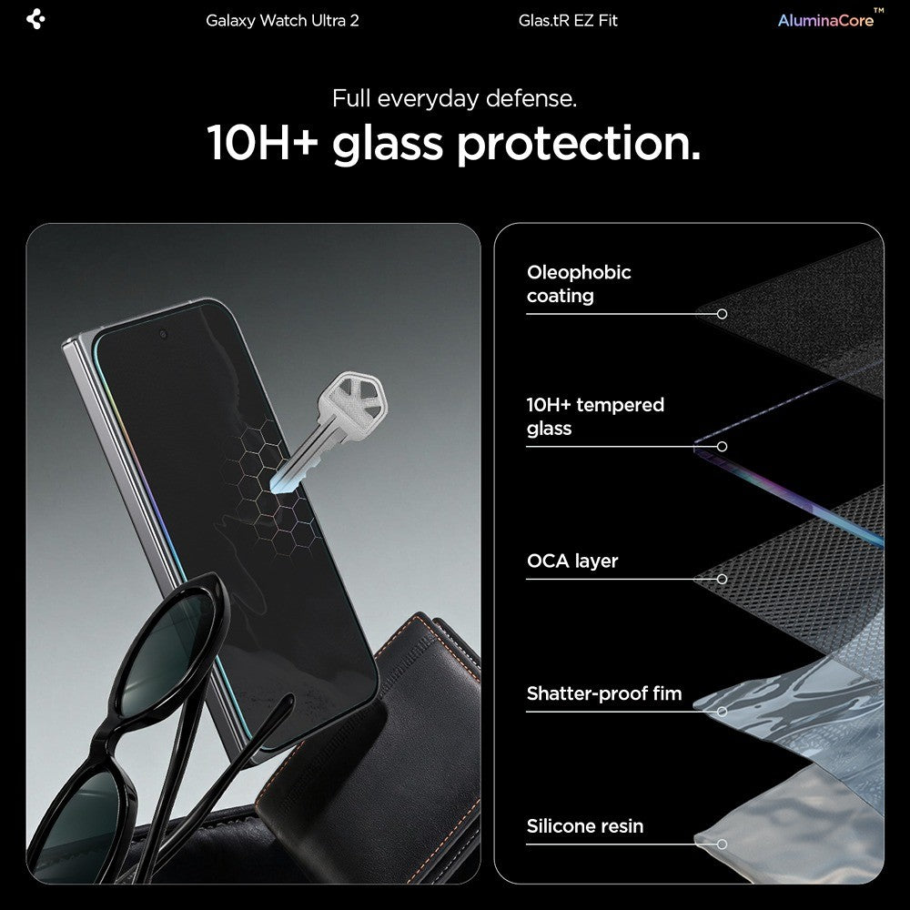 Spigen Google Pixel 11 Pro Fold Skärmskydd GLAS.tR EZ Fit Pro 2-pack