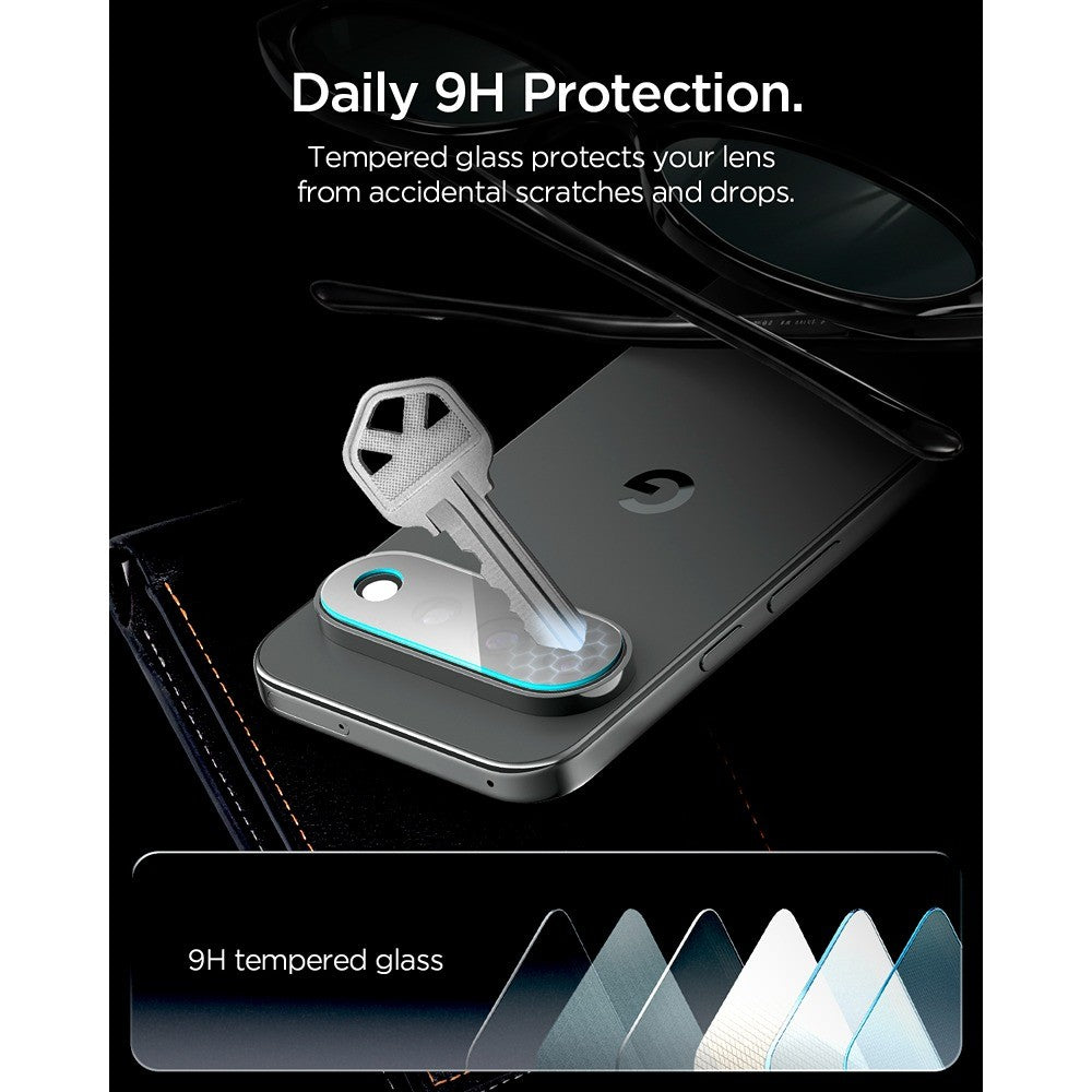 Spigen Google Pixel 11 Pro Kameraskydd GLAS.tR EZ Fit Optik Pro 2-pack