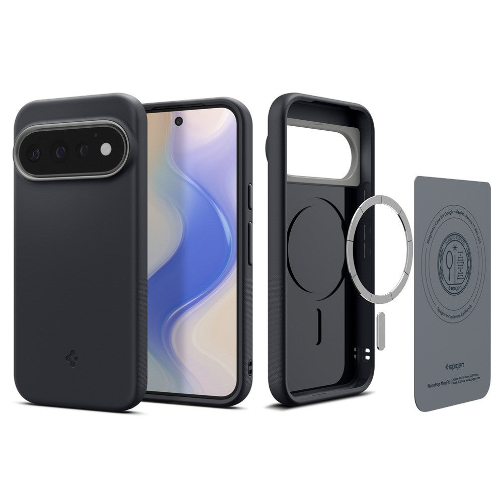 Spigen Google Pixel 11 Pro Skal Nano Pop MagFit Black Sesame