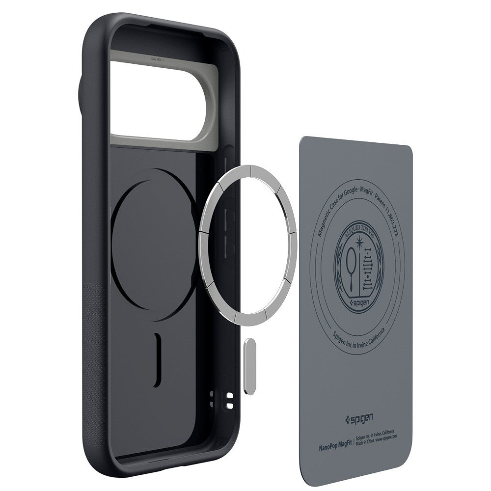 Spigen Google Pixel 11 Pro Skal Nano Pop MagFit Black Sesame