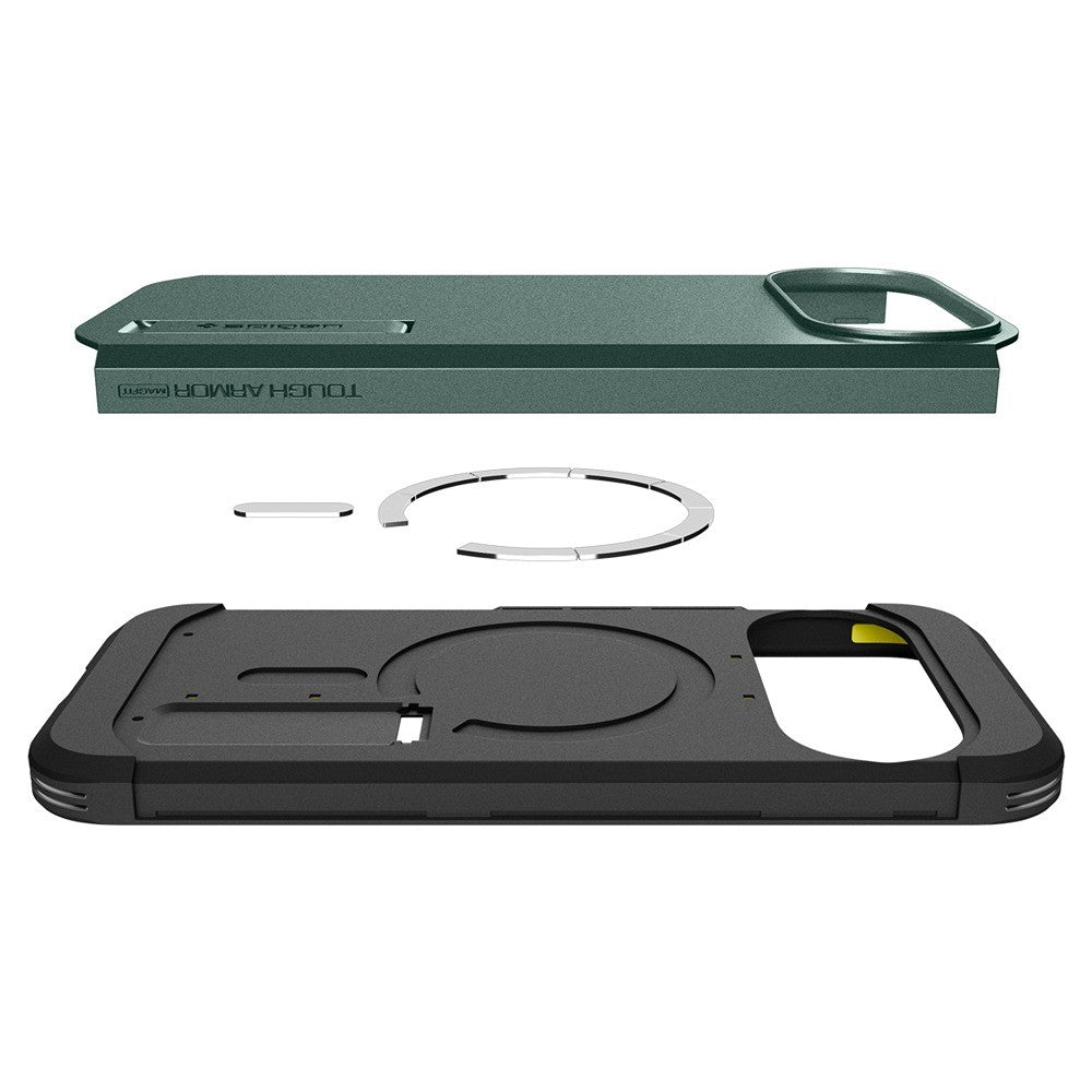 Spigen Google Pixel 11 Pro Skal Tough Armor MagFit Abyss Green