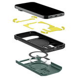 Spigen Google Pixel 11 Pro Skal Tough Armor MagFit Abyss Green