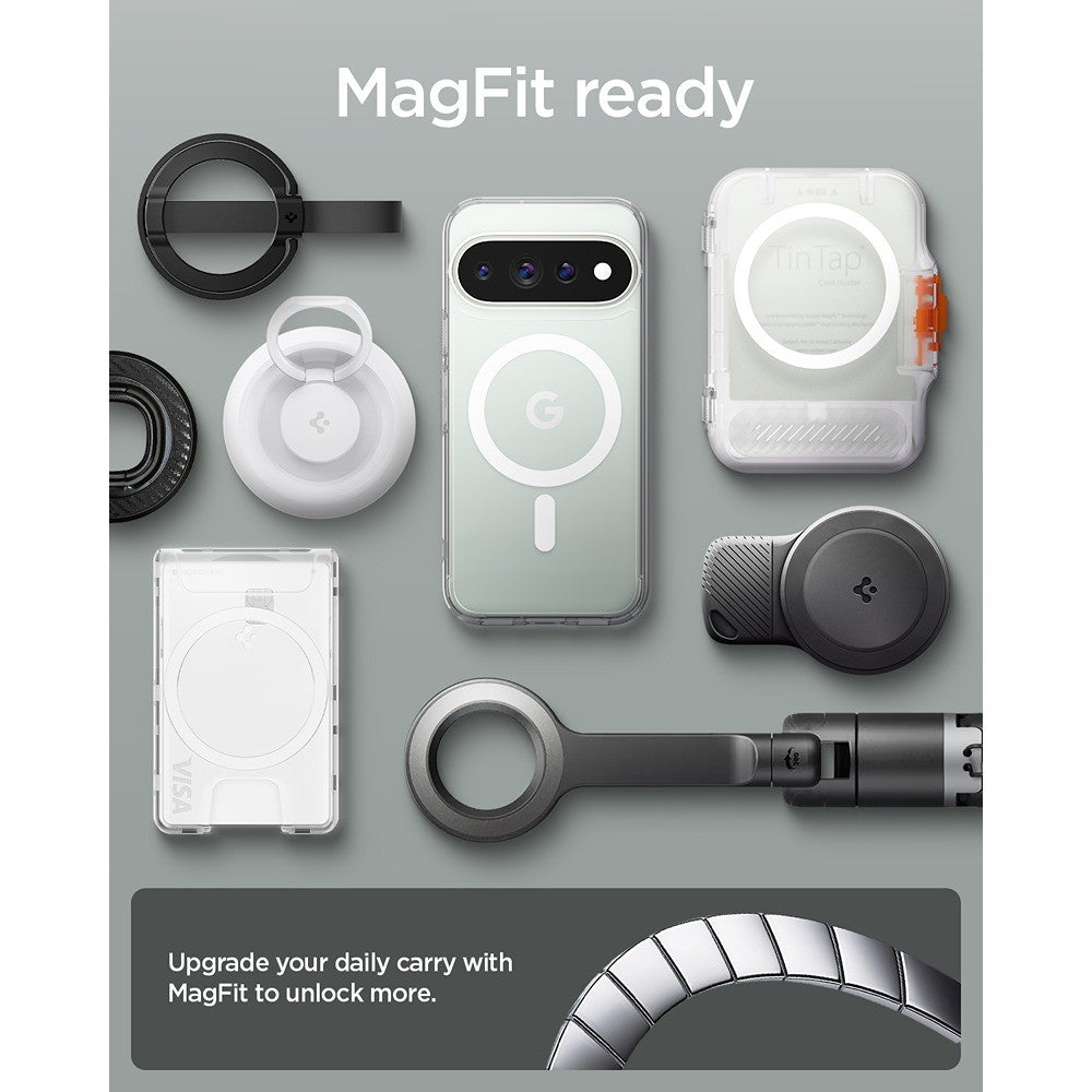 Spigen Google Pixel 11 Pro Kuori Ultra Hybrid MagFit Clear White