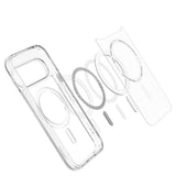 Spigen Google Pixel 11 Pro Kuori Ultra Hybrid MagFit Clear White
