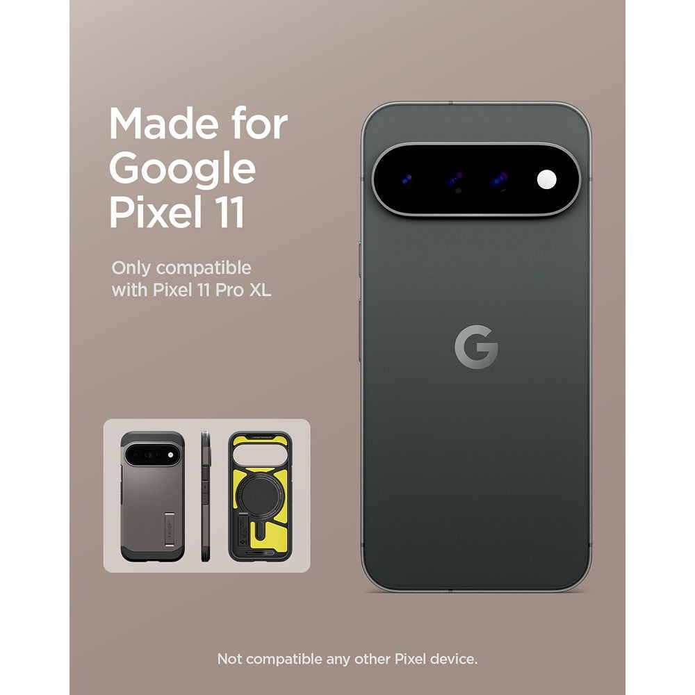 Spigen Google Pixel 11 Pro XL Skal Tough Armor MagFit Gunmetal
