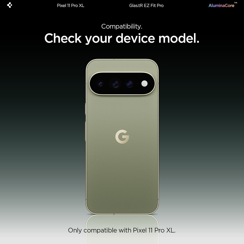 Spigen Google Pixel 11 Pro XL Skärmskydd GLAS.tR EZ Fit Pro 2-pack