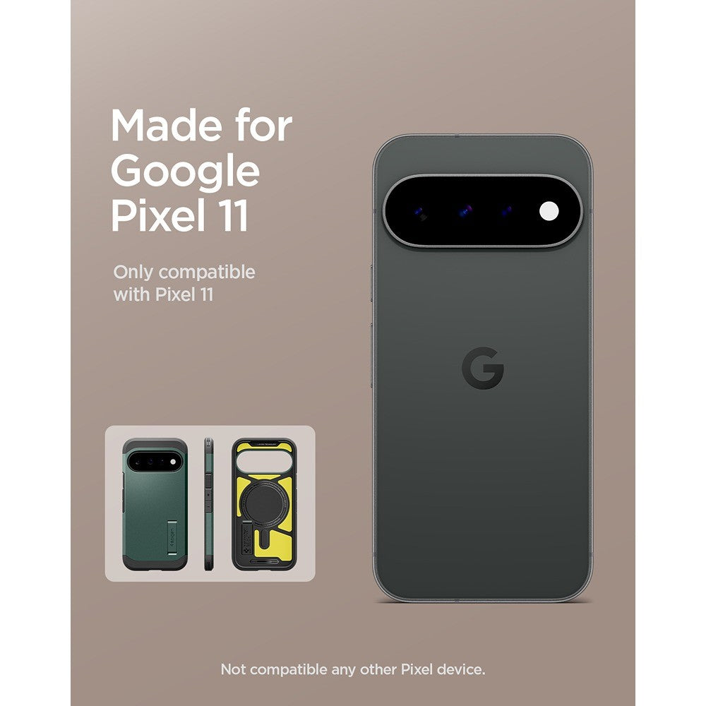 Spigen Google Pixel 11 Kuori Tough Armor MagFit Abyss Green