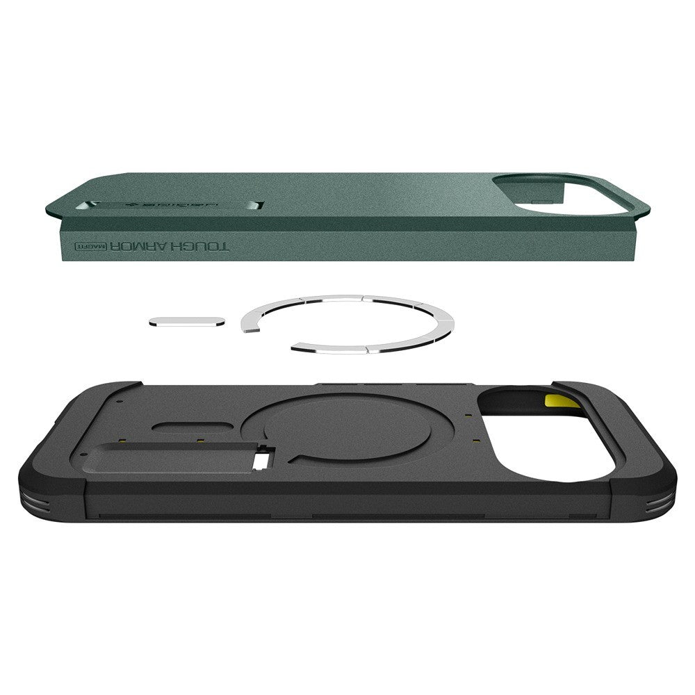 Spigen Google Pixel 11 Kuori Tough Armor MagFit Abyss Green
