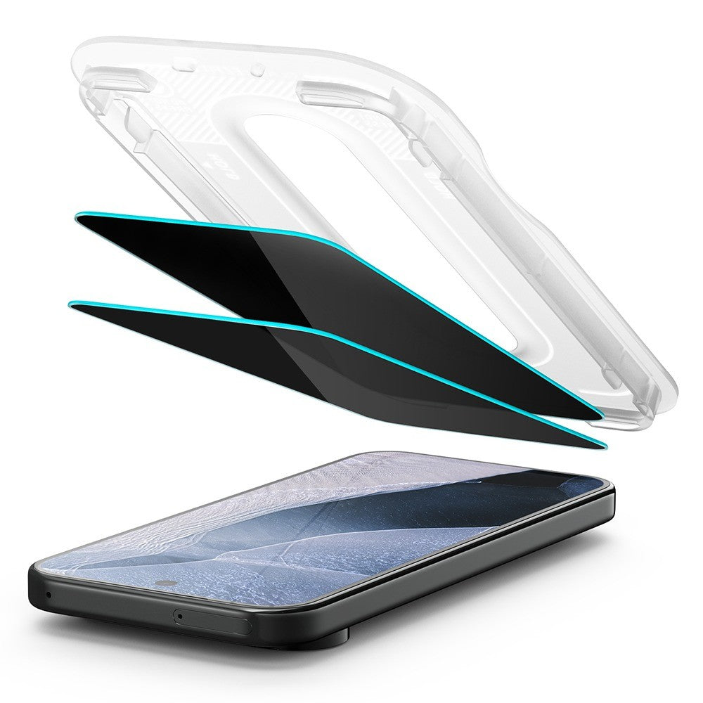 Spigen Google Pixel 9 Pro/10 Pro/11 Pro Skärmskydd GLAS.tR EZ Fit Pro Privacy 2-pack