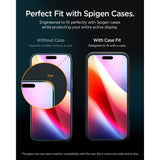 Spigen iPhone 16 Pro/17/17 Pro/18 Pro Näytönsuoja Glas.tR EZ Fit Pro 2-pack