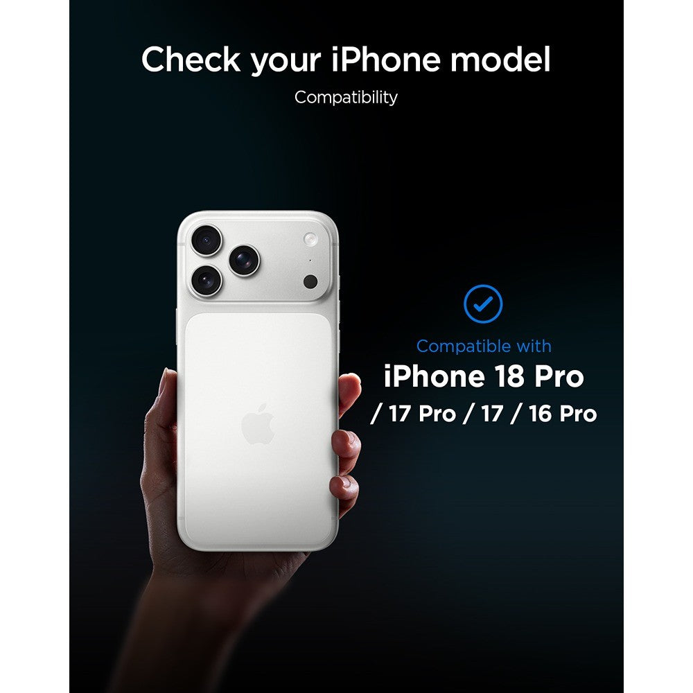 Spigen iPhone 16 Pro/17/17 Pro/18 Pro Näytönsuoja Glas.tR EZ Fit Pro 2-pack
