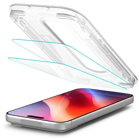 Spigen iPhone 16 Pro Max/17 Pro Max/18 Pro Max Näytönsuoja Glas.tR EZ Fit Pro 2-pack