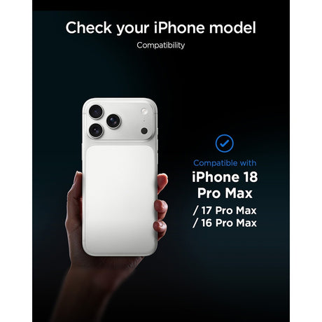 Spigen iPhone 16 Pro Max/17 Pro Max/18 Pro Max Näytönsuoja Glas.tR EZ Fit Pro 2-pack
