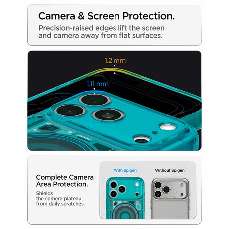 Spigen iPhone 17 Pro/iPhone 18 Pro Kuori Classic C1 MagFit Bondi Blue