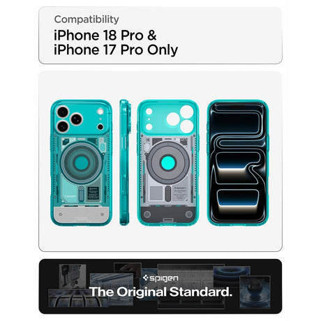 Spigen iPhone 17 Pro/iPhone 18 Pro Kuori Classic C1 MagFit Bondi Blue