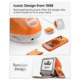 Spigen iPhone 17 Pro/iPhone 18 Pro Kuori Classic C1 MagFit Tangerine
