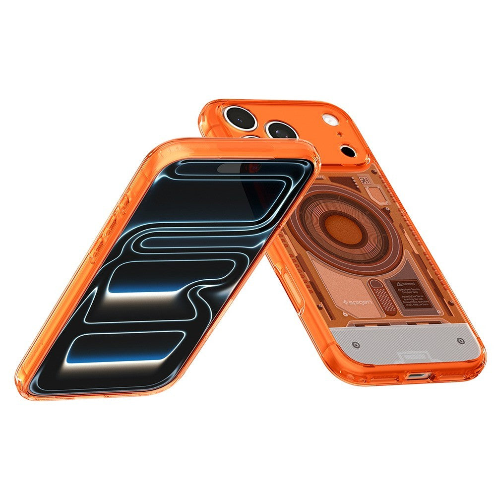 Spigen iPhone 17 Pro/iPhone 18 Pro Kuori Classic C1 MagFit Tangerine