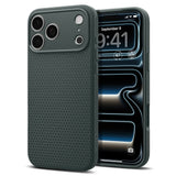 Spigen iPhone 17 Pro/iPhone 18 Pro Kuori Liquid Air Syvänvihreä